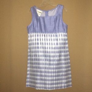 Girls Sleeveless Blue Dress Size 10